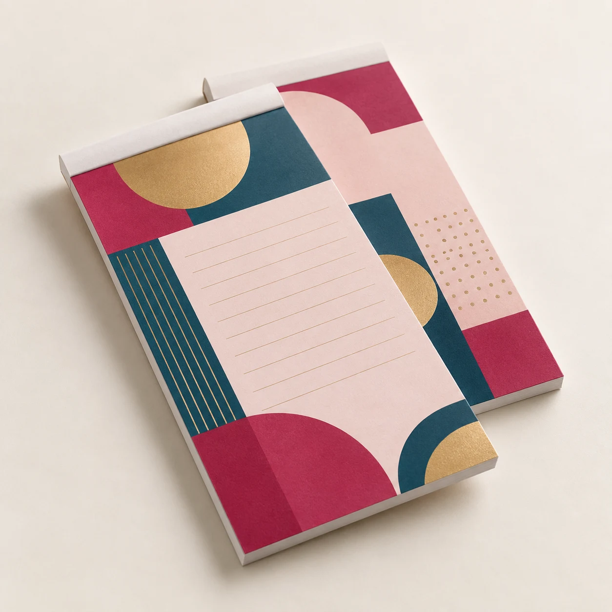 Kolorowa prezentacja produktu Notesy DL - 25 kartek, Druk 4/0, papier 90gr/m2