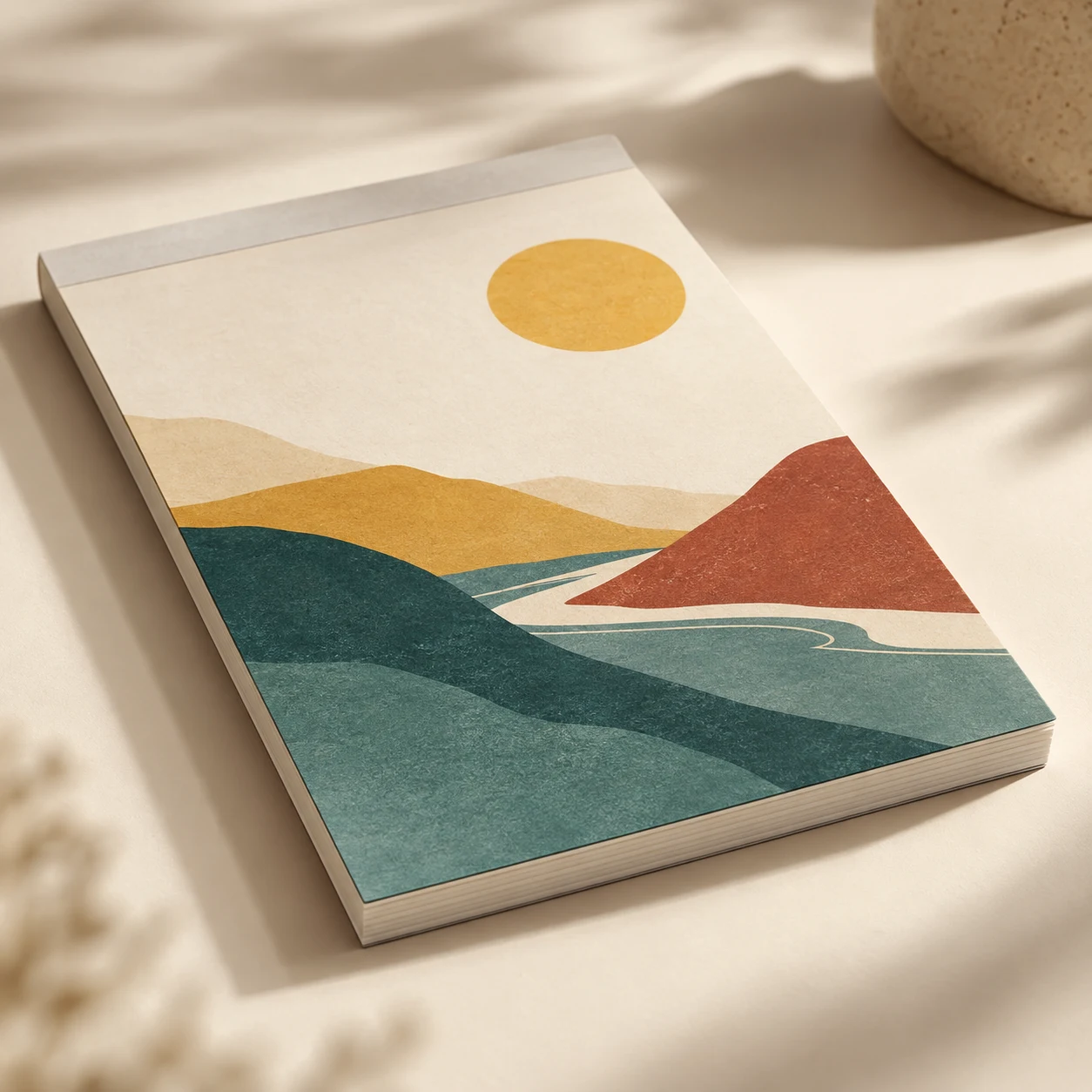 Kolorowa prezentacja produktu Notesy A5 - 25 kartek, Druk 4/0, papier 90gr/m2