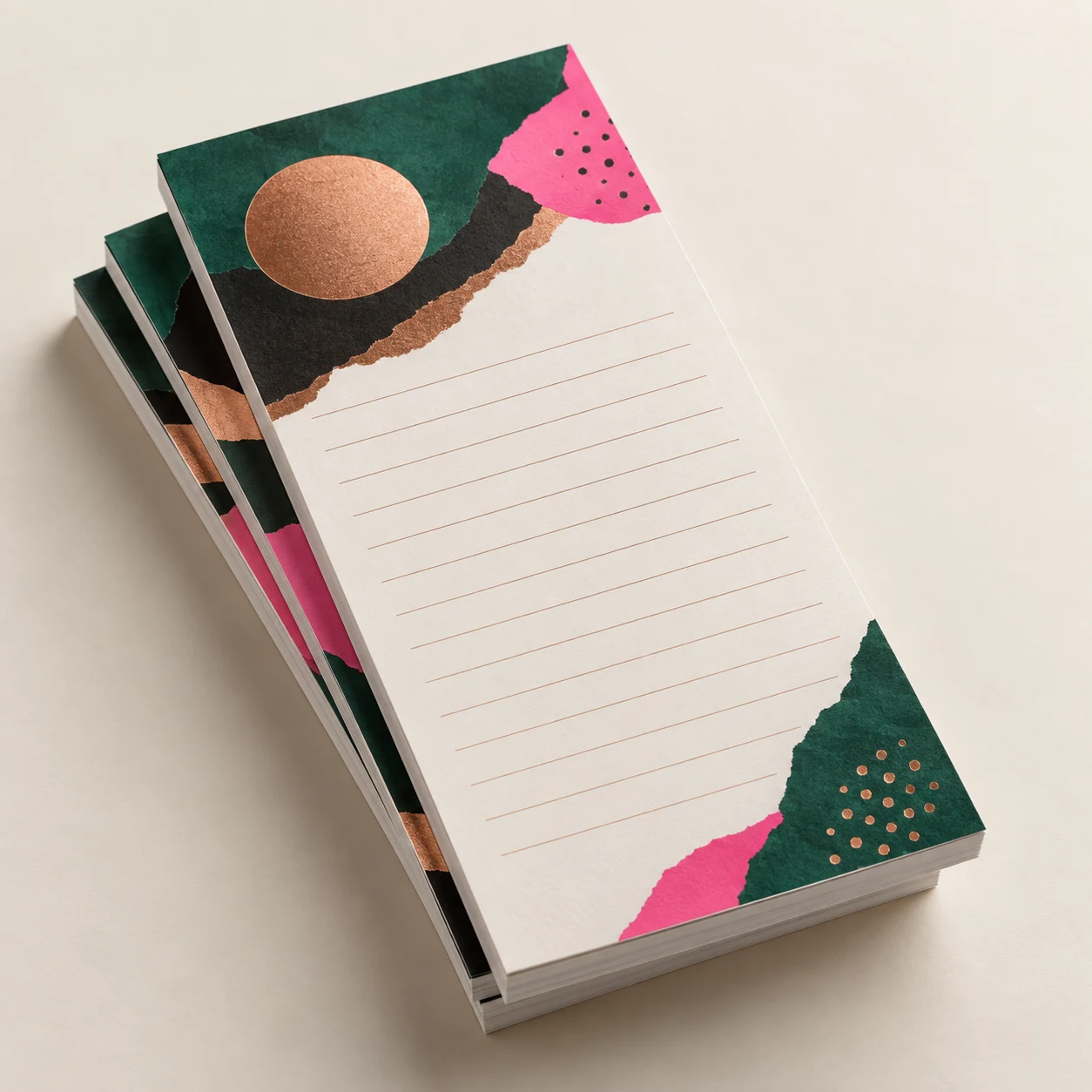 Kolorowa prezentacja produktu Notesy DL - 50 kartek, Druk 4/0, papier 90gr/m2