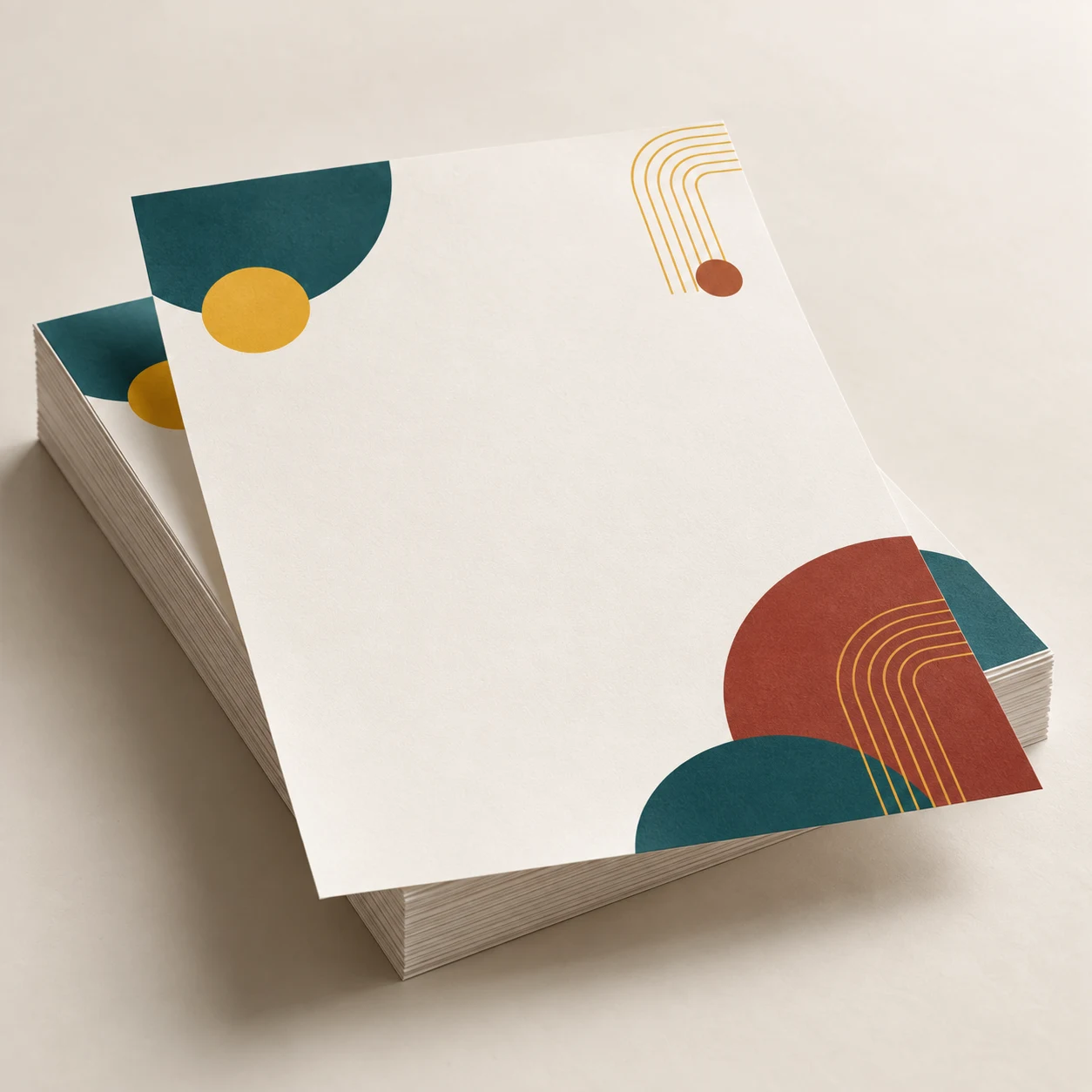 Kolorowa prezentacja produktu Papier firmowy A4, 4+4 CMYK, papier 90 gr/m2
